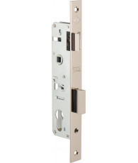 Корпус узкопрофильного Kale kilit (Кале килит) замка с защёлкой 153 (30 mm) w/b (никель)