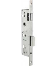Корпус узкопрофильного Kale kilit (Кале килит) замка с защёлкой 153/P (30 mm) w/b (никель)