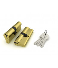 Цилиндровый механизм Fuaro (Фуаро) 100 CA 60 mm (25+10+25) PB латунь 3 кл.