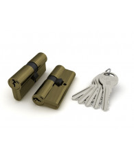 Цилиндровый механизм Fuaro (Фуаро) R300/70 mm (30+10+30) AB бронза 5 кл.