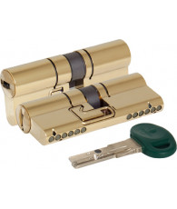Цилиндровый механизм Mottura (Моттура) C31D363601LC5 (72 мм/31+10+31), ЛАТУНЬ (PVD)