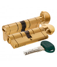 Цилиндровый механизм Mottura (Моттура) с вертушкой C31F363601RLC5 (72 мм/31+10+31), ЛАТУНЬ (PVD) (верт. 99.506)