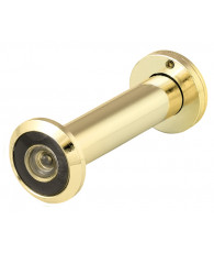 DVZ4, глазок, Fuaro (Фуаро) 16/200/70x130 (оптика пластик, угол обзора 200) GP Золото